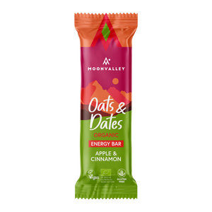Vegan Energy Bar Oats & Dates Apple & Cinnamon - healthy bar perfect before,during ,a and after training