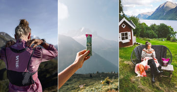 Emelie Forsberg from her garden in Måndalen, founder of Moonvalley