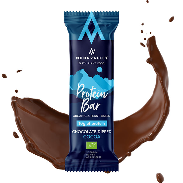 Organic Protein Bars Chocolate-Dipped Cocoa 18-pack