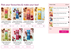 Moonvalleys new function Pick & Choose! Choose your own packed ! and pick bars as u want and build your pack!