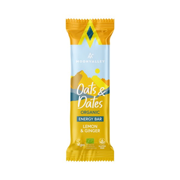 Barre Avoine & Dattes Bio Citron & Gingembre 18-pack