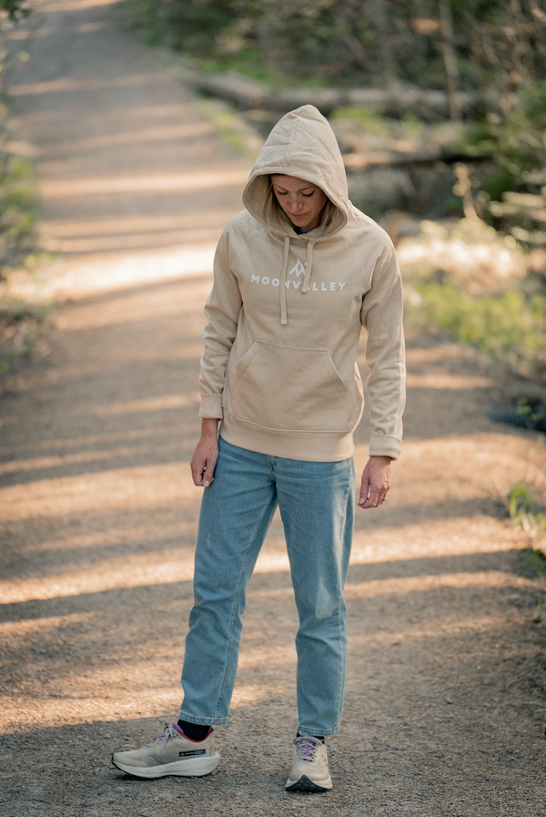 Ladies Hoodie Sand     